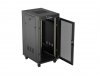 Lanberg Szafa instalacyjna rack stojąca 19 24U 600x800 czarna drzwi perforowane LCD ( Flat pack) V2